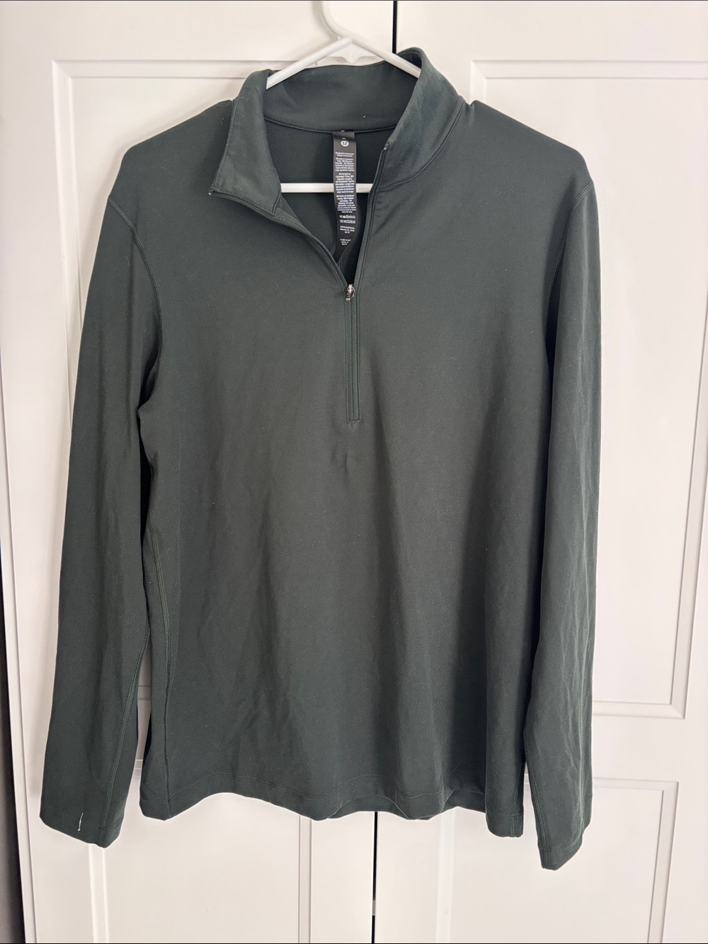 Men's Lululemon Quarter-Zip Pullover - Dark Green